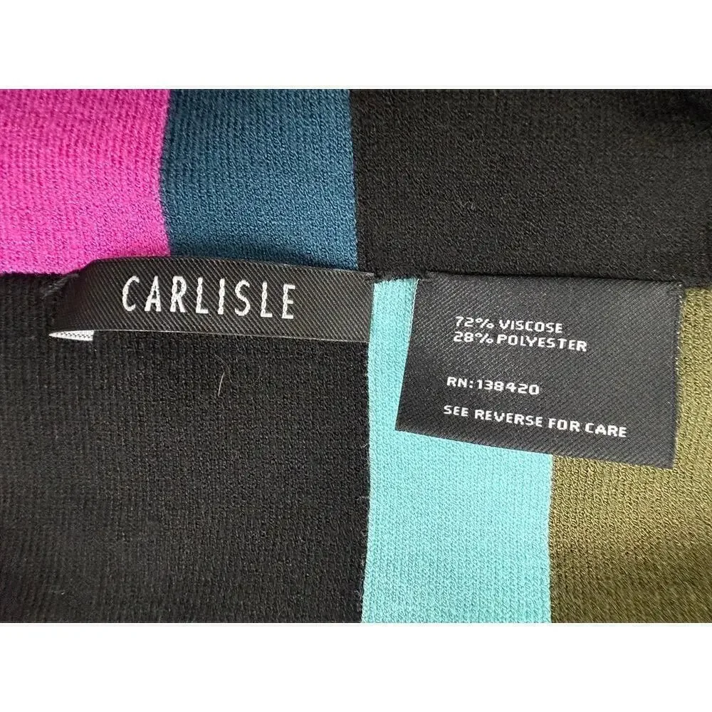 Carlisle Multicolor Poly Blend Infinity Twist Scarf Poly Viscose
